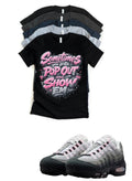 Max 95 Pink Foam Pop Out Sneaker Matching T-Shirt Sneakerhead Streetwear