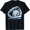 Baseball Drip Ice Cream Sprinkles Baseball Glove Gift Unisex T-Shirt