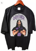 THE UNDERTAKER RIP ON A SHAKA HEAVYWEIGHT GARMET DYED T SHIRT "MODERN"