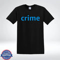 Crime Minimalist Shirt Simple Text Aesthetic Graphic T-Shirt