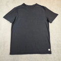 Vuori Strato Tech Performance V-Neck T-Shirt Mens Medium Charcoal Heather V1032