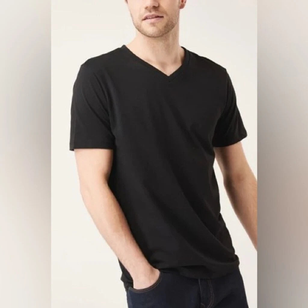 Goodfellow Men's Black V-Neck T-Shirt New With Tags Size Large