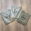 3 Pack True Classic Olive Green Crew Neck T-Shirt - 2X-Large