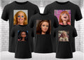 Creepy Doll Face Meme T Shirt - Funny Unisex Toy Expression Tee Top