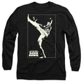 David Bowie The Man Cover Mens Long Sleeve T-Shirt, Black