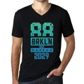 Men's Graphic T-Shirt V Neck Brkln Since 2029 Eco-Friendly Limited Edition