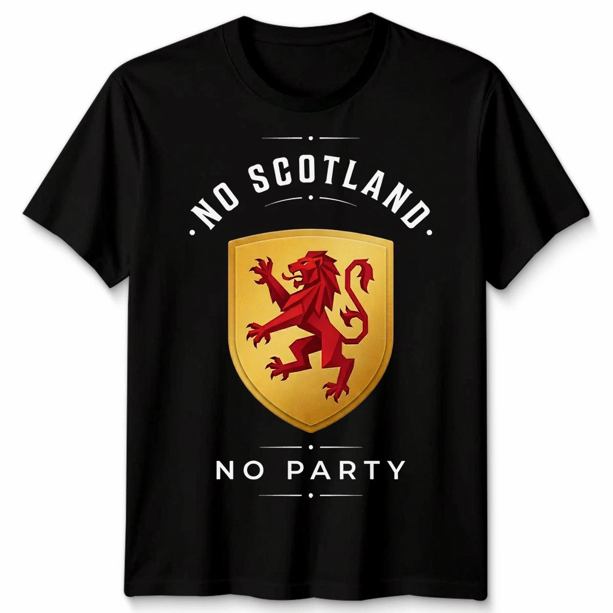 No Scotland No Party Football Unisex T Shirt Scotland Fan Mens Womens Top