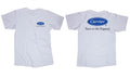 Carrier logo white t-shirt HVAC Air Conditioning House Shop Work shirt