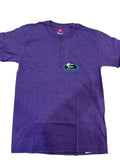 Hanes Tagless short Sleeve T-Shirt Comfort Cotton Soft Plain Purple Tee Men, 3XL