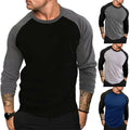 Men's Long Sleeve Fashion T-Shirt Classic Casual Slim Shirts