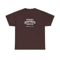 STEEL REINFORCED NECK Guitar Headstock Stamp T-Shirt - Kay Silvertone Harmony