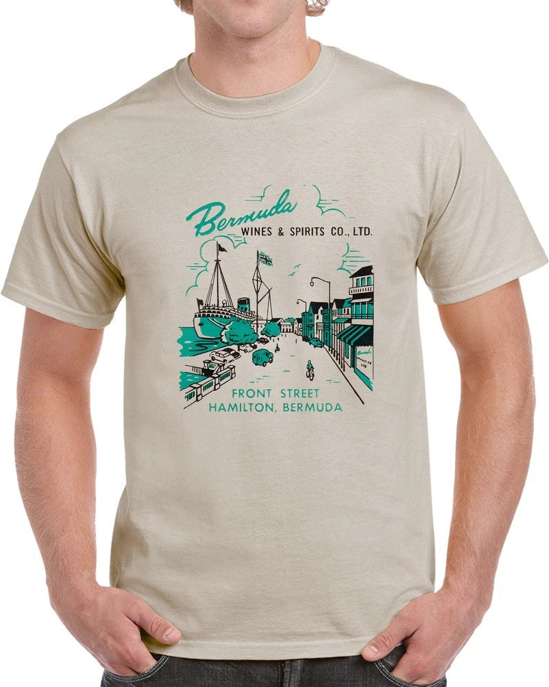 Vintage Bermuda Front Street Hamilton Bermuda T Shirt