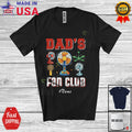 Custom Name Dad's Fan; Father's Day Electrician Dad Jokes Family Group T-Shirt