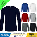 Gildan Softstyle Mens Long Sleeve T-Shirt Tee T Shirt Unisex Womens Crew Neck