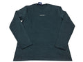 FILA Men's Sweater Teal Cotton V Neck Interlock Mod. Calgary New Look 5.017.2