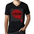Men's Graphic T-Shirt V Neck Thoughts Attraction Eco-Friendly Limited Edition