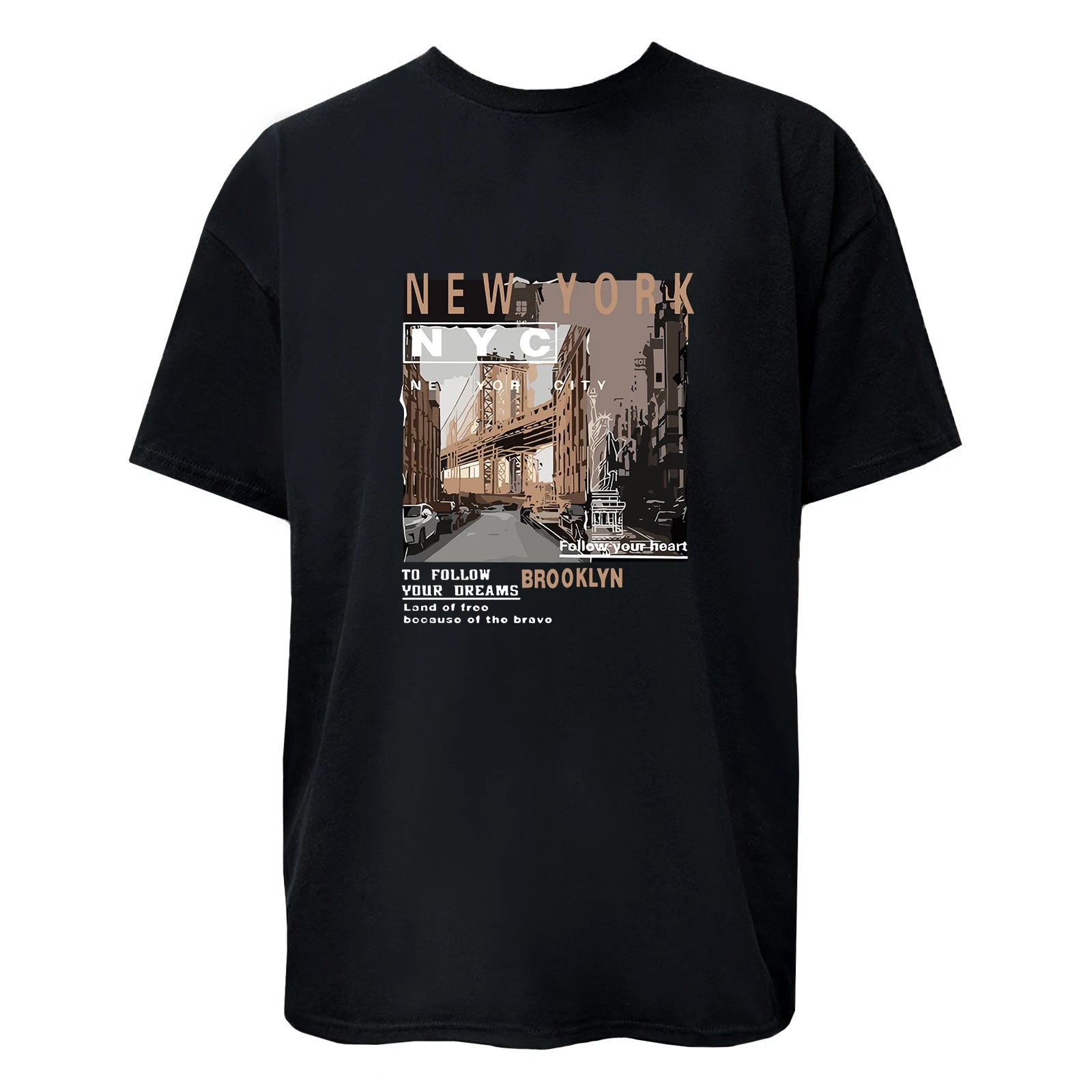 New York NYC Brooklyn Follow Your Dream Graphic T-Shirt / Hoodie / Sweatshirt
