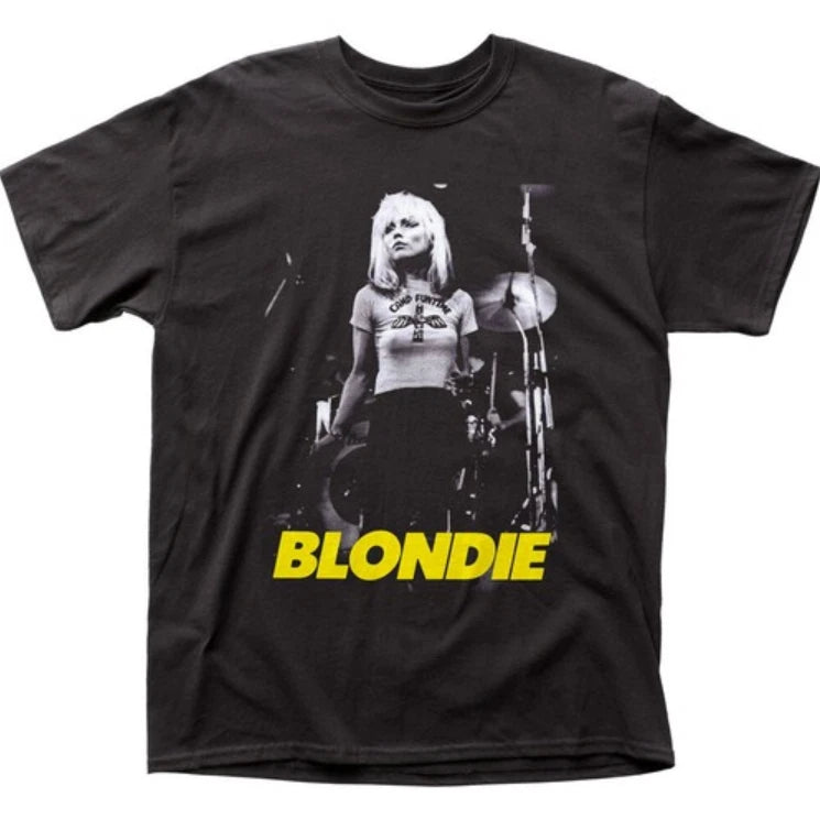 Blondie Funtime t-shirt, classic new wave band tee, black unisex mens
