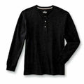 Mens Henley Shirt Size Small  Black NEW