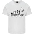 Evolution of a Fisherman Funny Fisherman Mens Cotton T-Shirt Tee Top