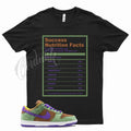 Black SUCCESS FACTS T Shirt to match N SB Dunk Low Veneer by Cordunk