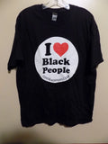 NEW I Love Black People - Black T-Shirt Black Lives Matter BLM Size XL X-Large