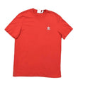 Adidas Red T-Shirt Medium Cotton Preowned Men's Tri Fold Classic Simple