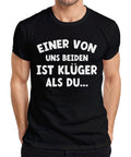 One Of Us Is Smart Funny Saying Funny Humor Mens T-Shirt