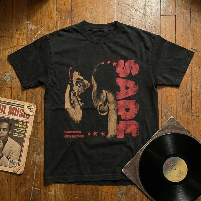 Sade Adu Smooth Operator Graphic T Shirt