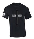 Trenz Shirt Company Mens Christian Tshirt Simple Faith Cross Jesus Christ Short