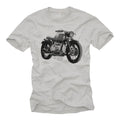 Motorcycle T-Shirt Mens R/80/100/1200/GS/T Vintage Cafe Racer Gifts Biker