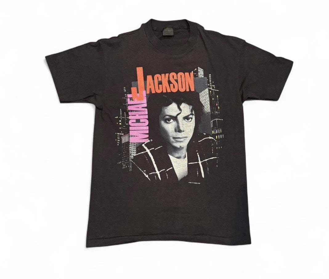 Michael Jackson 1988 Bad World Tour T-Shirt Vintage 80s, Pepsi, Size L