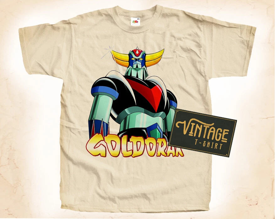 Goldorak V3 Vintage T Shirt  for Men Woman Unisex NATURAL S-5XL