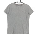 Tommy Hilfiger Men's Slim Fit Round Neck Gray T-Shirt Size XS