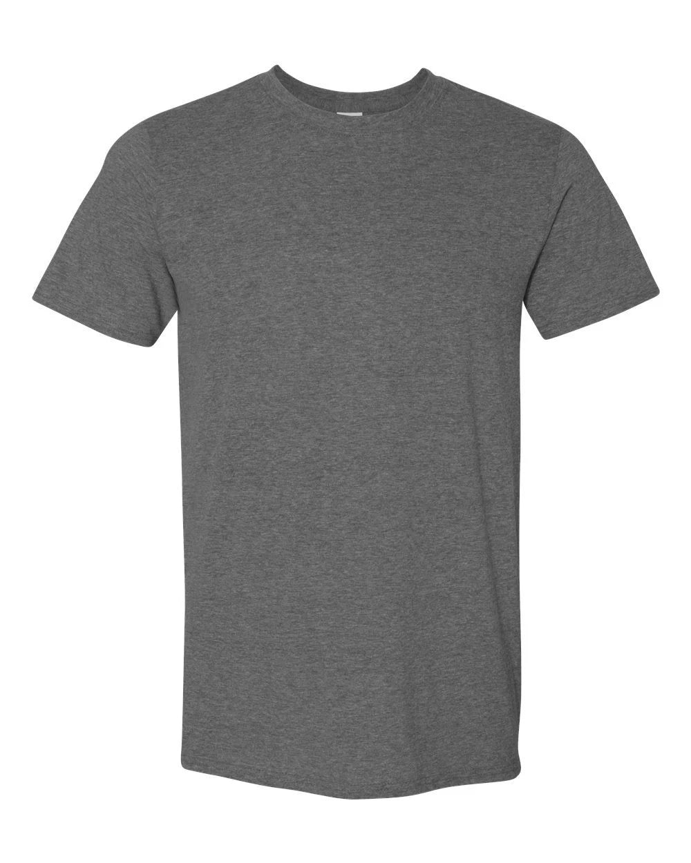 Gildan (6pack) Grey Solid Soft Style Short Sleeve Blank Tee T-Shirt XL G640000