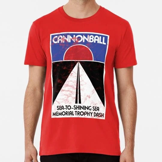 Cannonball Run distressed S to 5XL Made in the USA T-Shirt