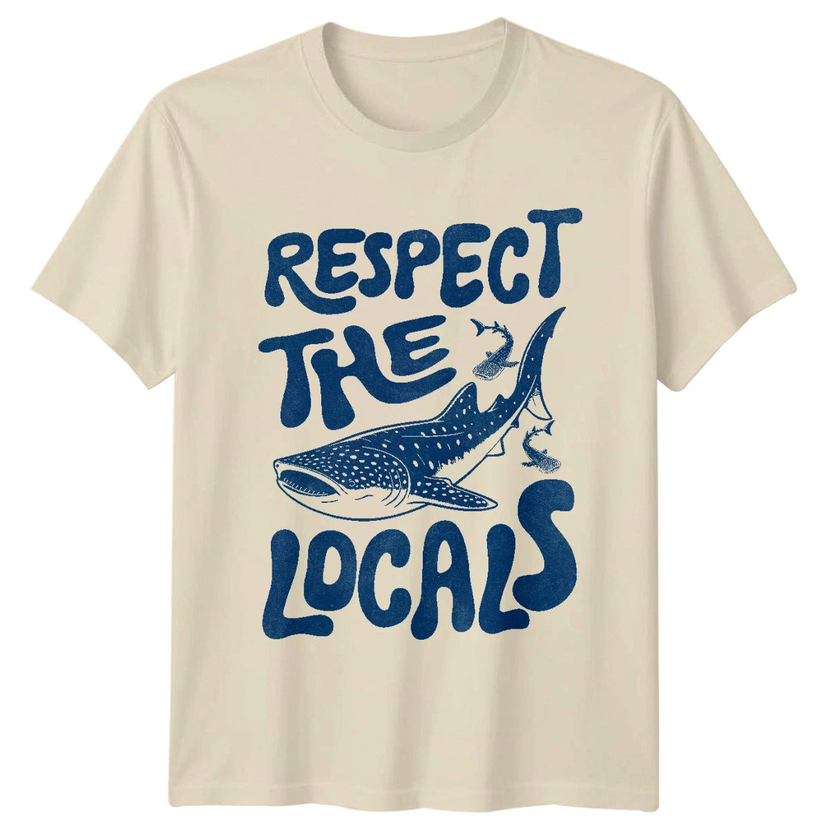 Respect The Locals Whale Shark Ocean Conservation Marine Life Mens Womens