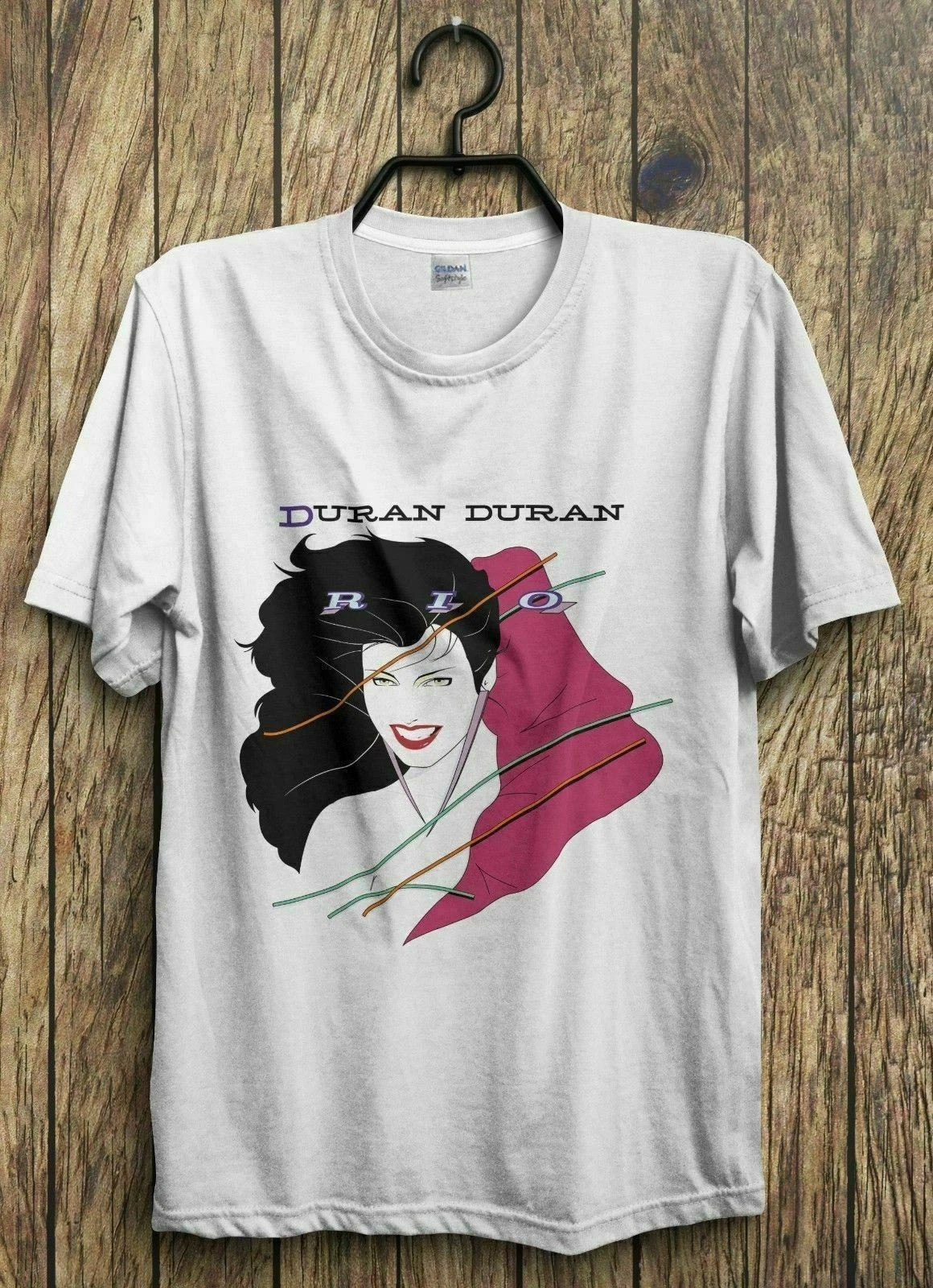 T-shirt Funny Size M-3XL Vintage  Duran Duran Rio Tour 1982 CANADA