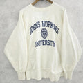 Vintage 90s Johns Hopkins University Sweatshirt Crewneck College Retro