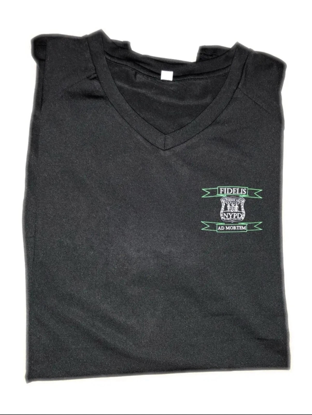 Soft Police Dry Fit Work out V neck Shirt Law enforcement vest shirt new
