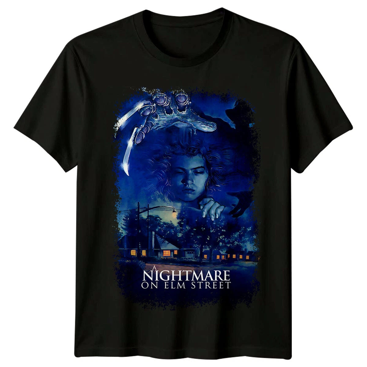 A Nightmare on Elm Street (1984) Movie Poster Inspired T-Shirt Retro Tee Unisex