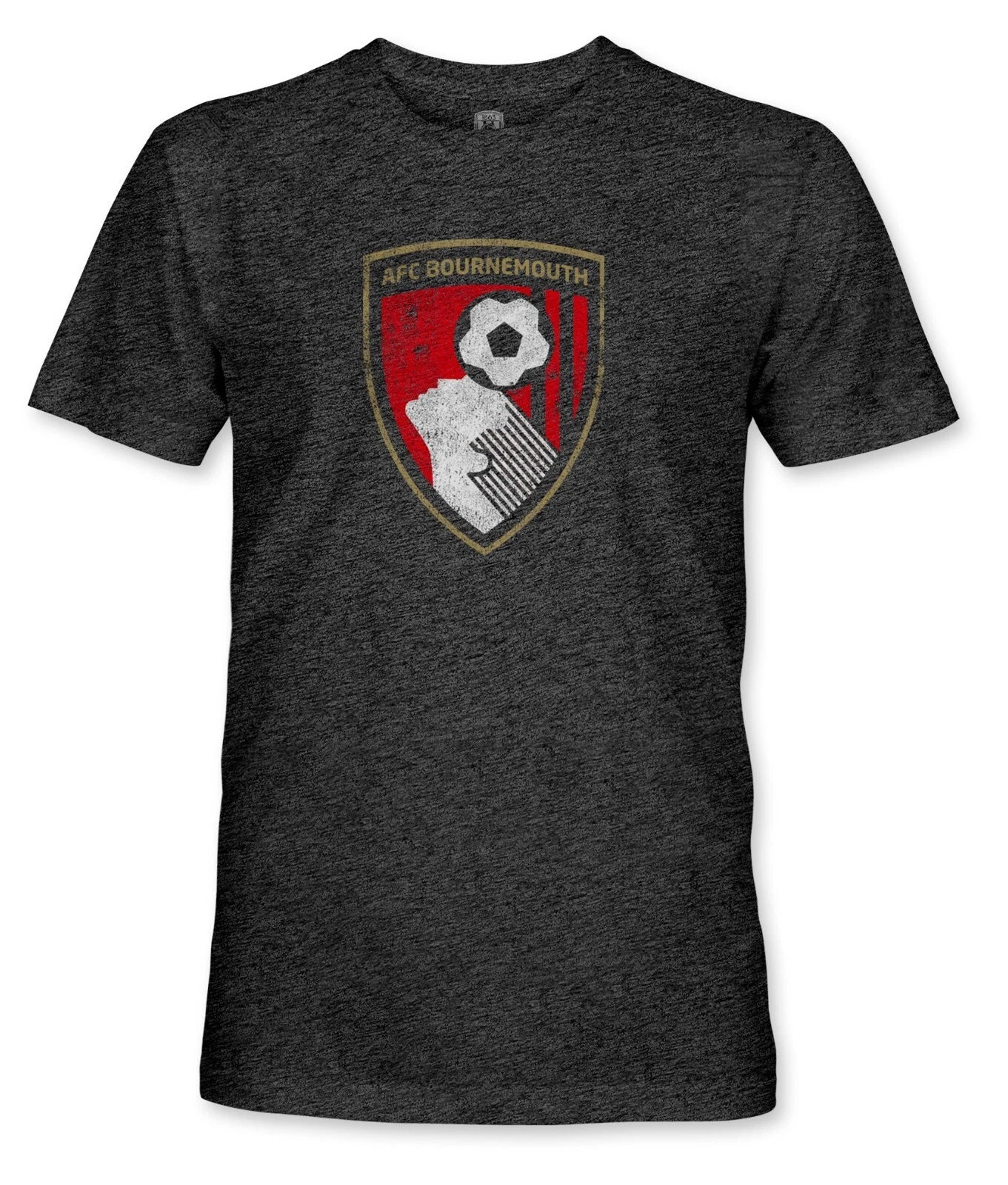 AFC Bournemouth Color Badge Vintage Triblend T-Shirt - Black