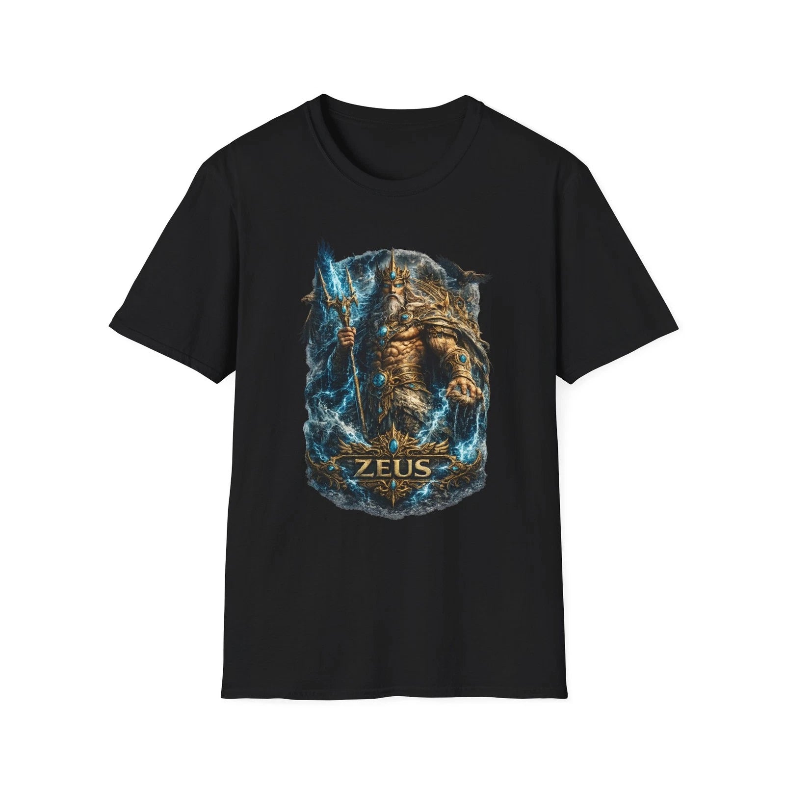 Zeus Lightning T Shirt Greek Mythology Thunder Graphic Tee