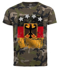 Cool men's camo shirt World Cup Germany football design stars T-shirt Neverless ®