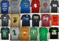 NWT Urban PIPELINE Graphic Crew Tee shirt Colors Patterns soft mens Cotton Blend