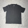 Banana Republic Luxe Touch Performance Tee Men's S Gray Cotton Crew Neck Logo