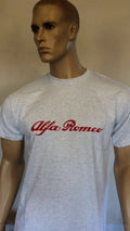 ALFA ROMEO RETRO CAR LOGO T-SHIRT- CLASSIC ITALIAN CAR BADGE (NEW, 100% COTTON)