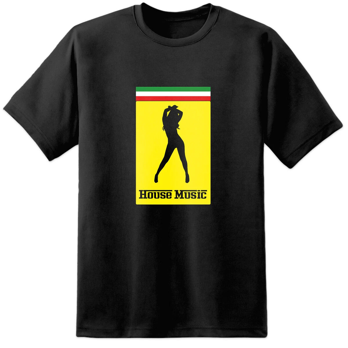 Mens Italian House Music Raver Summer Festivals T Shirt Ibiza Clubbing Dance
