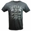 Men's T Shirts HELIX Outlaw American Southern Rebel Moto Club Tee  Super Soft