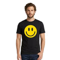 Men's Smiley Face T-Shirt Retro Happy Face Graphic Tee 90s Vintage Style Top